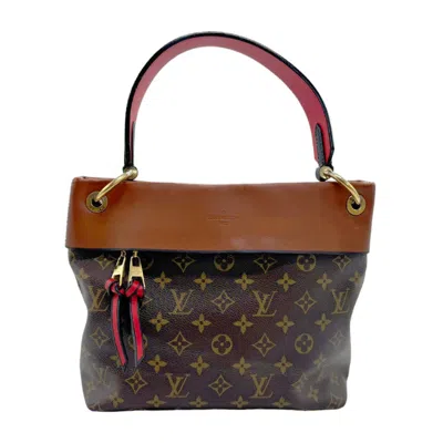 Pre-owned Louis Vuitton Monogram Canvas Handbag Shoulder Bag () In Brown