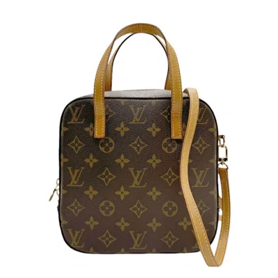 Pre-owned Louis Vuitton Monogram Canvas Handbag Shoulder Bag () In Brown
