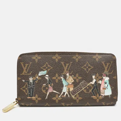 Pre-owned Louis Vuitton Monogram Canvas Illustre Zippy Wallet