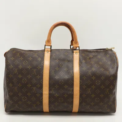Pre-owned Louis Vuitton Monogram Canvas Keepall 50 Bag
