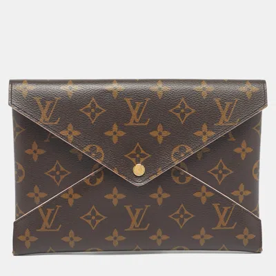 Pre-owned Louis Vuitton Monogram Canvas Kirigami Pochette In Brown