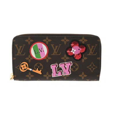 Pre-owned Louis Vuitton Monogram Canvas Long Wallet (bi-fold) () In Brown