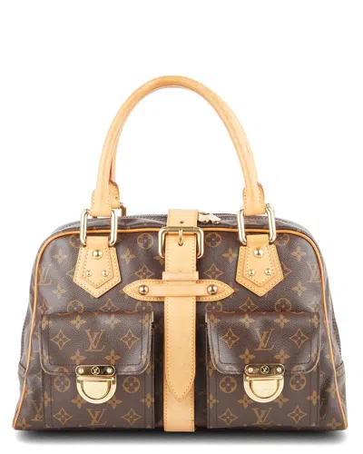 Pre-owned Louis Vuitton Monogram Canvas Manhattan (authentic )