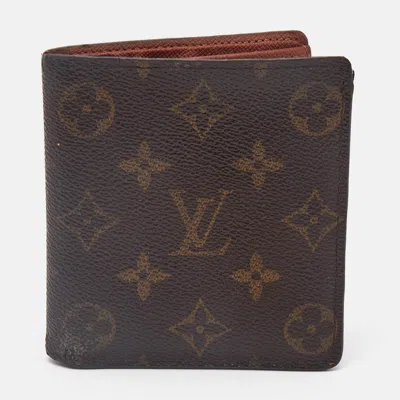 Pre-owned Louis Vuitton Monogram Canvas Marco Wallet