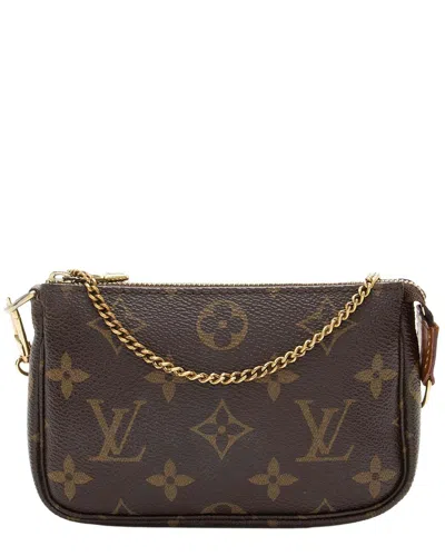 Pre-owned Louis Vuitton Monogram Canvas Mini Pochette Accessoires (authentic Pre-loved)