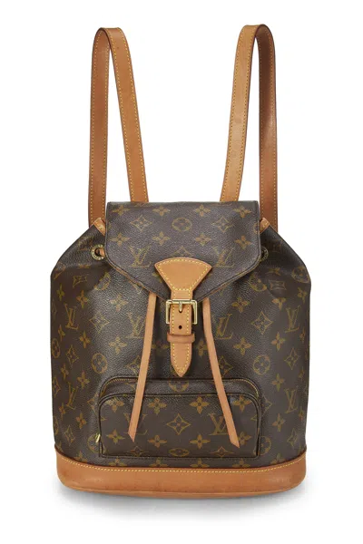 Pre-owned Louis Vuitton Monogram Canvas Montsouris Mm 