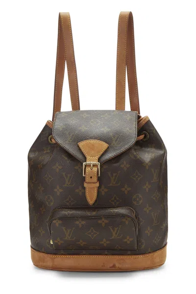 Pre-owned Louis Vuitton Monogram Canvas Montsouris Mm
