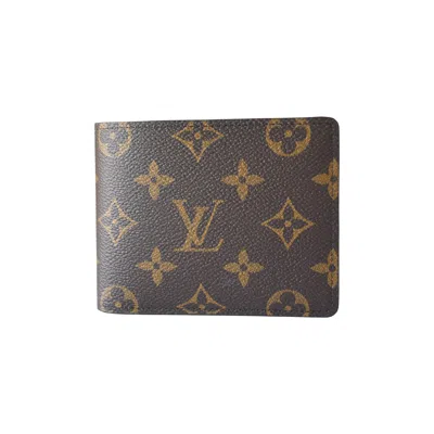 Pre-owned Louis Vuitton Monogram Canvas Multiple Wallet Brown