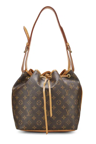 Pre-owned Louis Vuitton Monogram Canvas Noé Petite