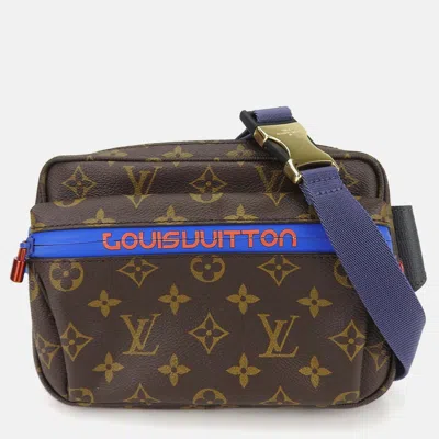 Pre-owned Louis Vuitton Monogram Canvas Outdoor Bumbag In Blue