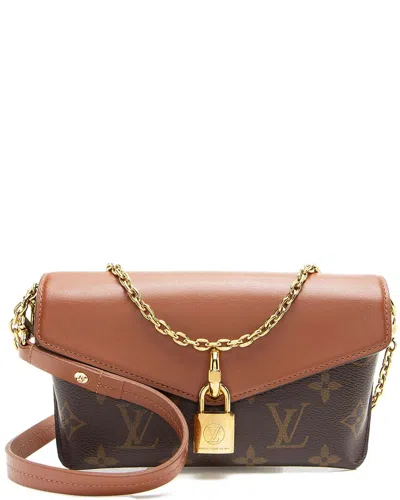 Pre-owned Louis Vuitton Monogram Canvas Padlock On Strap (authentic Pre-loved)
