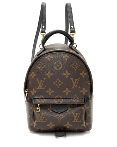 Pre-owned Louis Vuitton Monogram Canvas Palm Springs Mini Backpack (authentic Pre-loved)