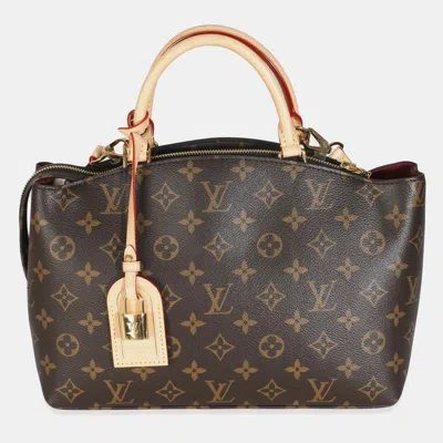 Pre-owned Louis Vuitton Monogram Canvas Petit Palais Pm In Brown