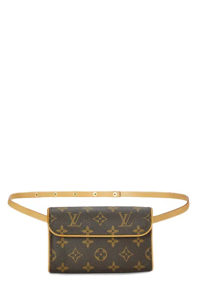 Pre-owned Louis Vuitton Monogram Canvas Pochette Florentine