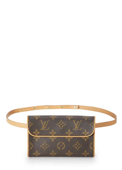 Pre-owned Louis Vuitton Monogram Canvas Pochette Florentine