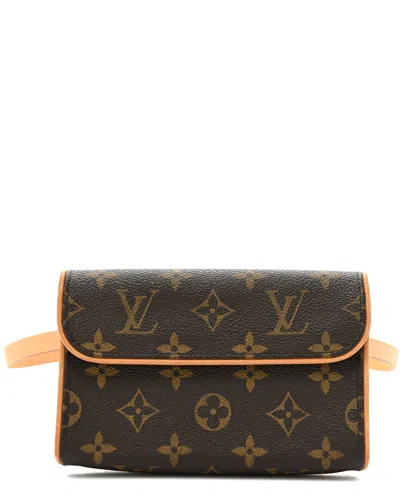 Pre-owned Louis Vuitton Monogram Canvas Pochette Florentine S (authentic )