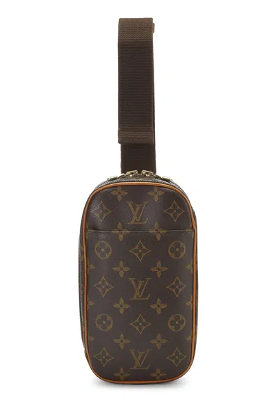 Pre-owned Louis Vuitton Monogram Canvas Pochette Gange