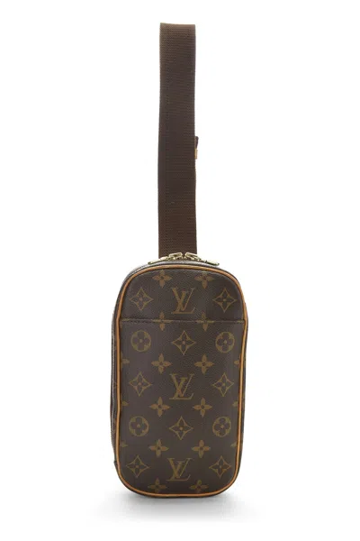 Pre-owned Louis Vuitton Monogram Canvas Pochette Gange