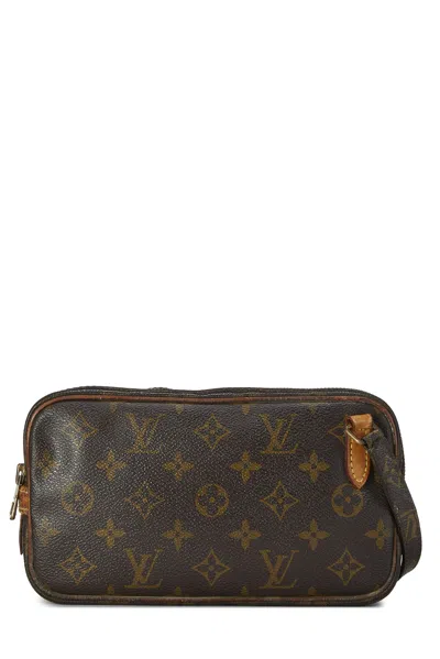 Pre-owned Louis Vuitton Monogram Canvas Pochette Marly Bandouliere