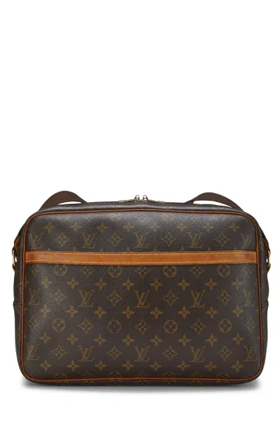 Pre-owned Louis Vuitton Monogram Canvas Reporter Gm