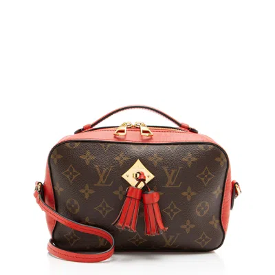 Pre-owned Louis Vuitton Monogram Canvas Saintonge Shoulder Bag In Multi