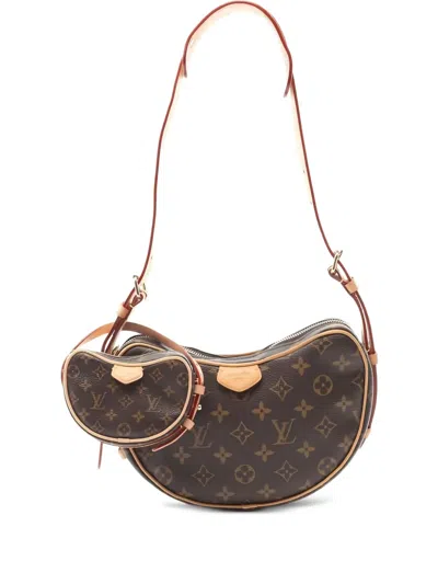 Pre-owned Louis Vuitton Monogram Canvas Shoulder Bag In Brown