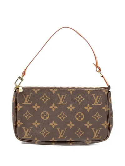 Pre-owned Louis Vuitton Monogram Canvas Shoulder Bag In Brown