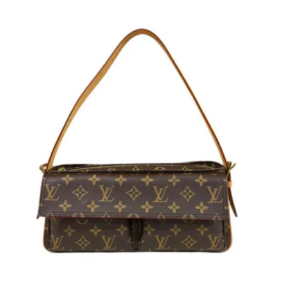 Pre-owned Louis Vuitton Monogram Canvas Shoulder Bag () In Brown
