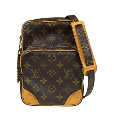 Pre-owned Louis Vuitton Monogram Canvas Shoulder Bag () In Brown