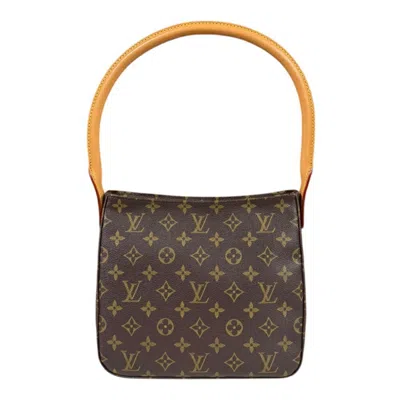 Pre-owned Louis Vuitton Monogram Canvas Shoulder Bag () In Brown