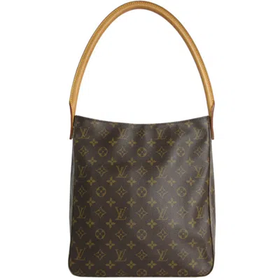 Pre-owned Louis Vuitton Monogram Canvas Shoulder Bag () In Brown