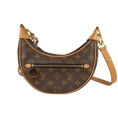 Pre-owned Louis Vuitton Monogram Canvas Shoulder Bag () In Brown