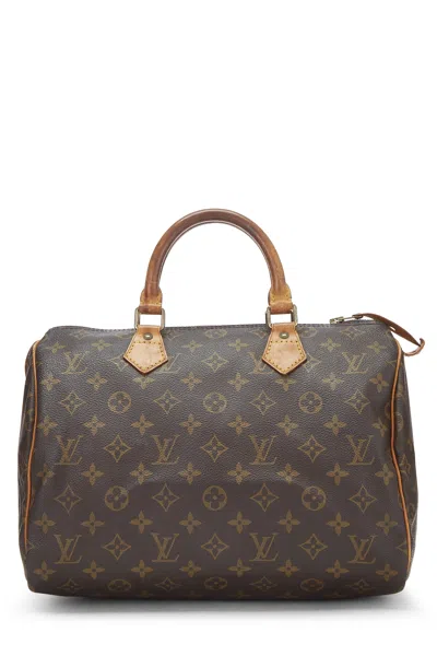 Pre-owned Louis Vuitton Monogram Canvas Speedy 30