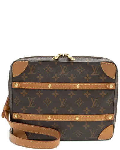 Pre-owned Louis Vuitton Monogram Canvas Studded Soft Trunk Crossbody (authentic Pre-  Loved)