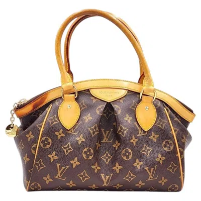 Pre-owned Louis Vuitton Monogram Canvas Tivoli Pm Satchel Top Handle Bag -  In Brown