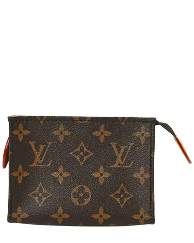 Pre-owned Louis Vuitton Monogram Canvas Toiletry Pouch 19 (authentic )
