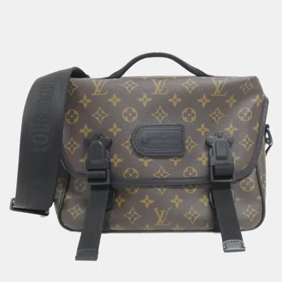 Pre-owned Louis Vuitton Monogram Canvas Trail Messenger Shoulder Bag In Brown
