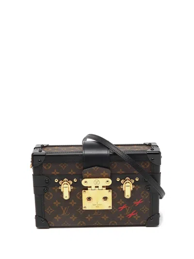 Pre-owned Louis Vuitton Monogram-canvas Trunk Bag In Brown