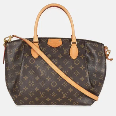 Pre-owned Louis Vuitton Monogram Canvas Turenne Mm In Brown
