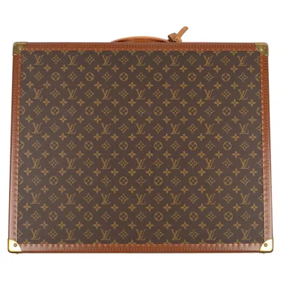 Pre-owned Louis Vuitton Monogram Canvas 'twin' Suitcase In Brown