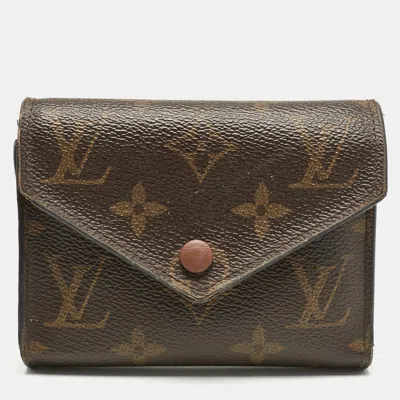 Pre-owned Louis Vuitton Monogram Canvas Victorine Wallet