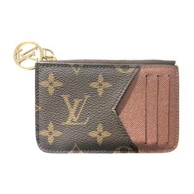 Pre-owned Louis Vuitton Monogram Card Case () In Brown