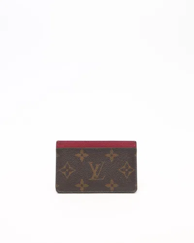 Pre-owned Louis Vuitton Monogram Card Holder