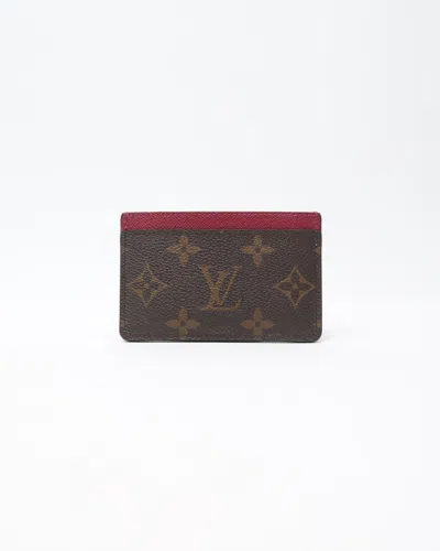 Pre-owned Louis Vuitton Monogram Card Holder