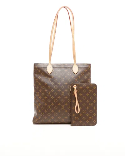 Pre-owned Louis Vuitton Monogram Carry It Bag In Brown