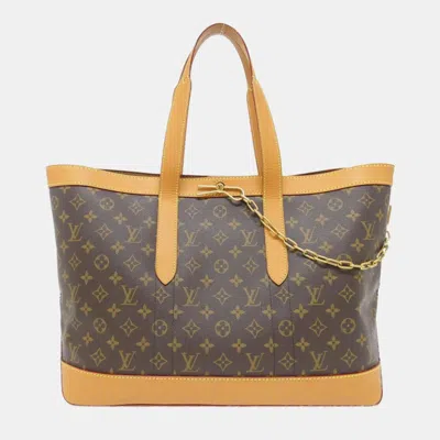 Pre-owned Louis Vuitton Monogram Cava Voyage Handbag In Brown