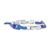 Louis Vuitton Monogram Chain Bracelet In Blue