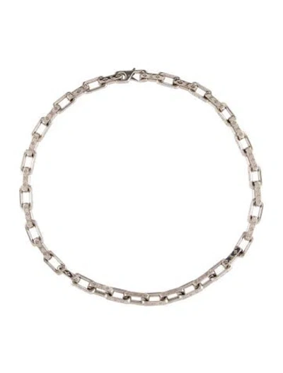 Pre-owned Louis Vuitton Monogram Chain Necklace, 21.25" In Multi
