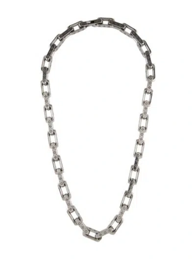 Pre-owned Louis Vuitton Monogram Chain Necklace, 21.25" In Multi