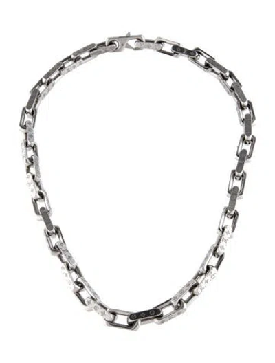 Pre-owned Louis Vuitton Monogram Chain Necklace, 21.25" In Multi